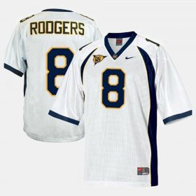 #8 Aaron Rodgers College Football California Golden Bears Men's White Jersey 252054-580