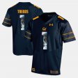 #1 Bryce Treggs Player Pictorial Cal Bears Men's Navy Blue Jersey 219478-711