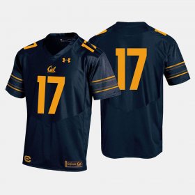 #17 College Football University of California Men's Navy Jersey 477035-477