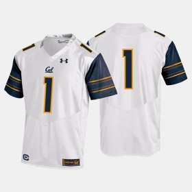 #1 College Football Cal Bears Men's White Jersey 297489-926