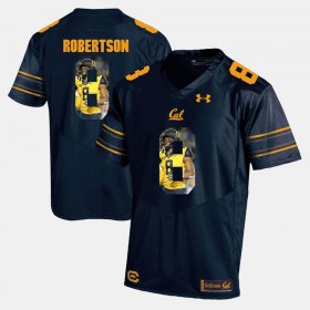 #8 Demetris Robertson Player Pictorial University of California Men's Navy Blue Jersey 286813-375