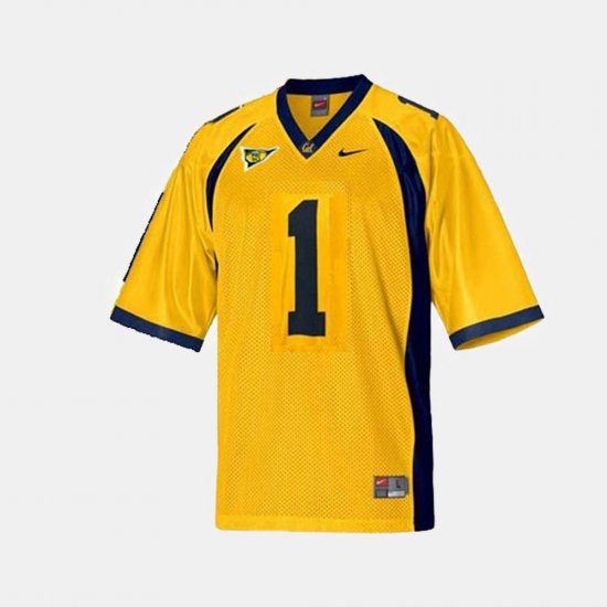 #1 DeSean Jackson College Football University of California Mens Gold Jersey 176308-310