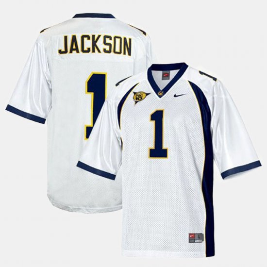 #1 DeSean Jackson College Football California Golden Bears Men\'s White Jersey 885130-895