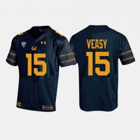 #15 Jordan Veasy College Football University of California Men's Navy Jersey 335058-209