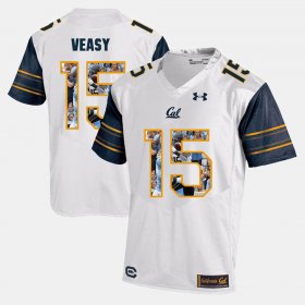 #15 Jordan Veasy Player Pictorial Bears Men's White Jersey 897005-830