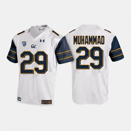 #29 Khalfani Muhammad College Football University of California Men\'s White Jersey 984334-223