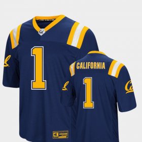 #1 Foos-Ball Football Cal Bears Authentic Men's Navy Jersey 187678-118