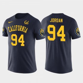 #94 Cameron Jordan Future Stars University of California Football Mens Navy T-Shirt 150060-269