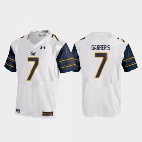 #7 Chase Garbers College Football Golden Bears Replica Men White Jersey 673372-681 #7 Chase Garbers College Football Golden Bears Replica Men White Jersey 673372-681