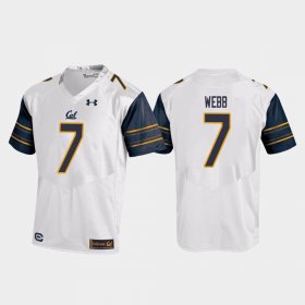 #7 Davis Webb College Football Cal Golden Bears Replica Men's White Jersey 549176-898