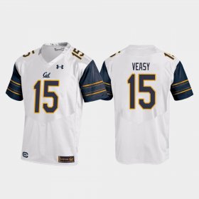 #15 Jordan Veasy College Football California Golden Bears Replica Men White Jersey 384389-567