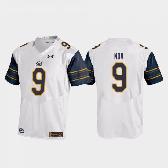 #9 Kanawai Noa College Football Golden Bears Replica Men\'s White Jersey 249923-556