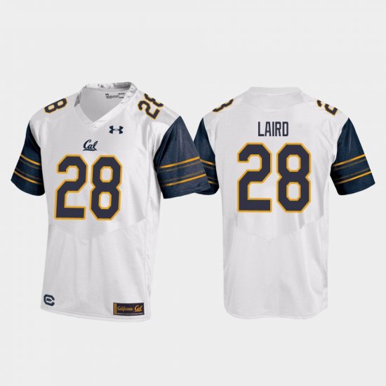 #28 Patrick Laird College Football Bears Replica Men White Jersey 910391-180