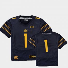 #1 College Football Golden Bears Finished Replica Under Armour Youth Navy Jersey 746379-806